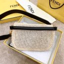 1:1 Replica Fendi Baguette Woven Straw Black For Women, Women's Handbags, Shoulder And Crossbody Bags 10.2in/26cm FF