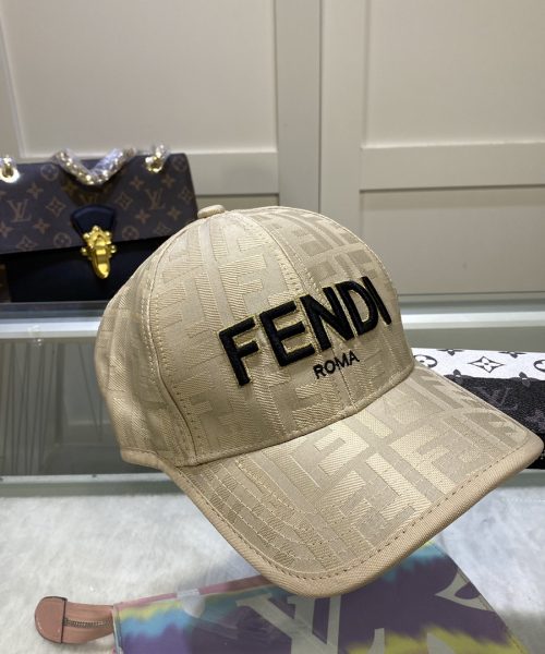 Fendi Baseball Cap Beige Fendi Cap