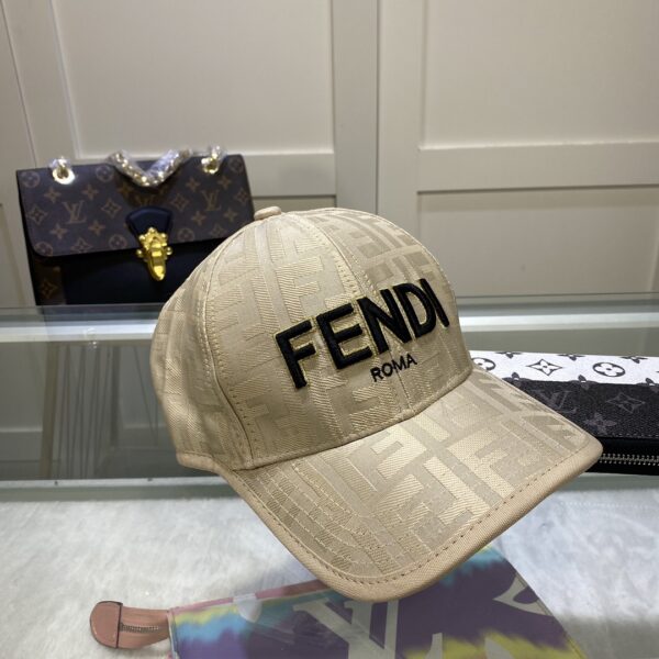 Fendi Baseball Cap Beige Fendi Cap