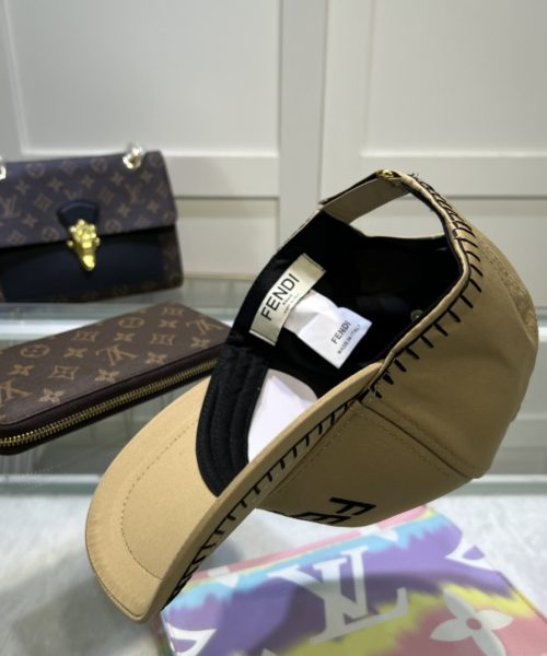 Fendi Baseball Cap Beige Fendi Cap
