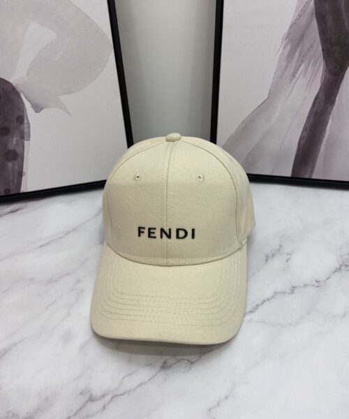 Fendi Baseball Cap Beige Fendi Cap