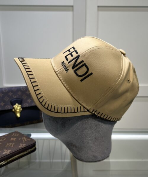 Fendi Baseball Cap Beige Fendi Cap