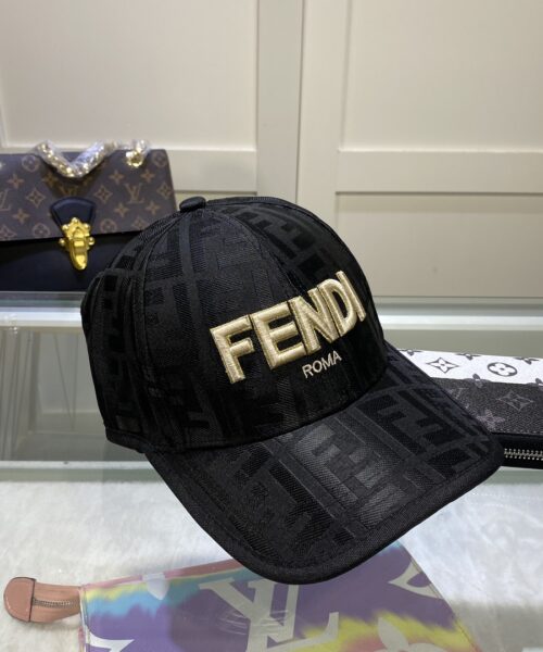 Fendi Baseball Cap Black Fendi Cap