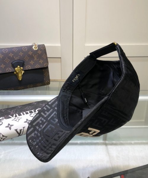 Fendi Baseball Cap Black Fendi Cap