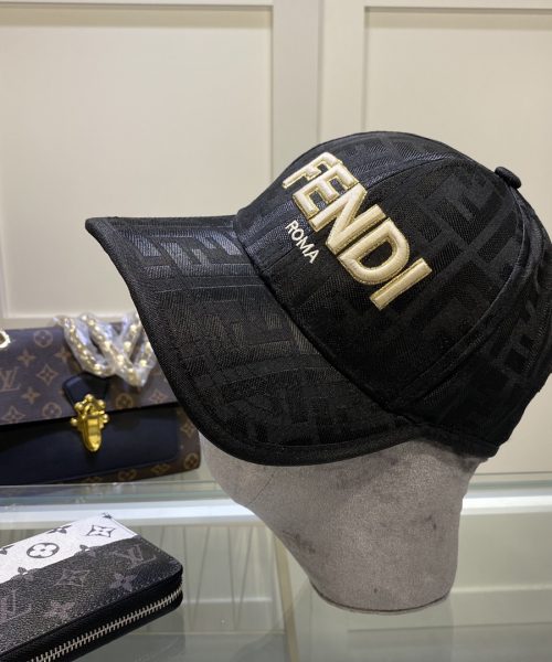 Fendi Baseball Cap Black Fendi Cap