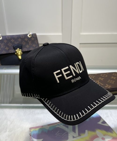 Fendi Baseball Cap Black Fendi Cap