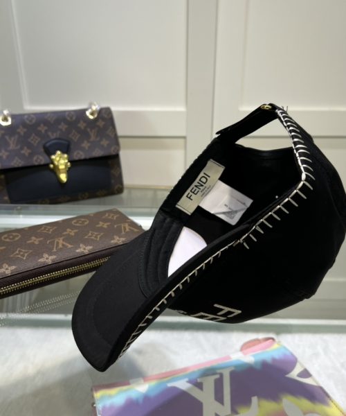 Fendi Baseball Cap Black Fendi Cap