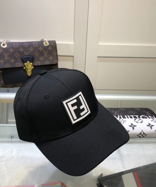 Fendi Baseball Cap Black Fendi Cap