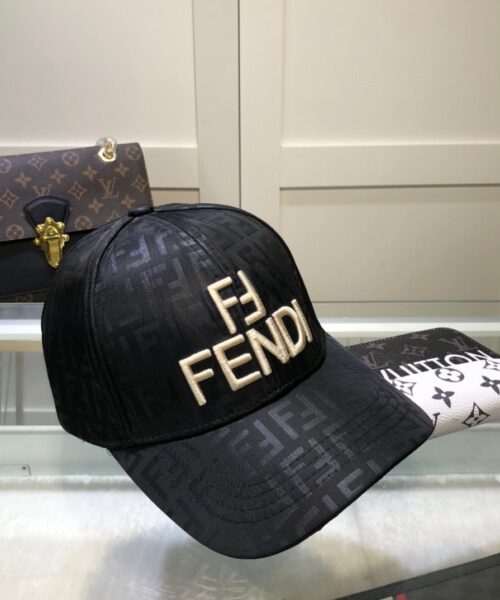 Fendi Baseball Cap Black Fendi Cap