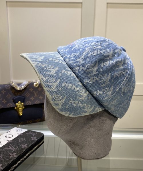 Fendi Baseball Cap Blue Fendi Cap