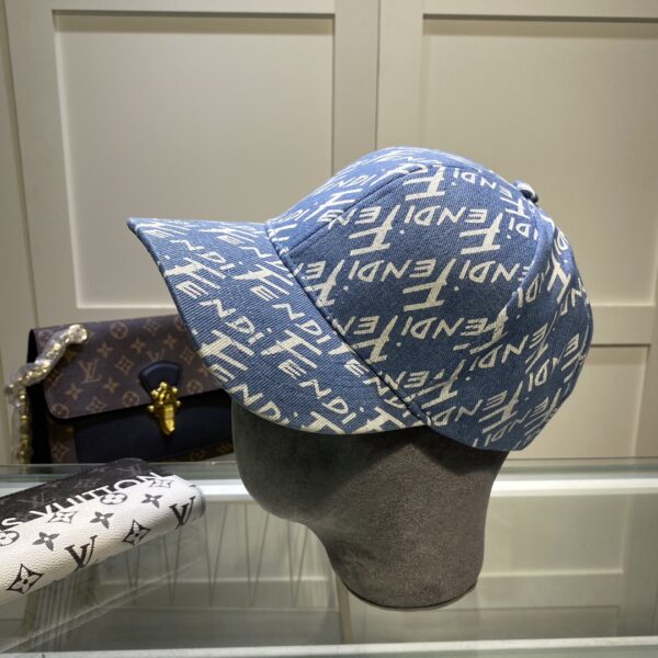 Fendi Baseball Cap Blue Fendi Cap