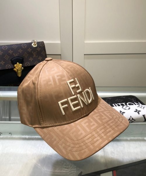 Fendi Baseball Cap Brown Fendi Cap