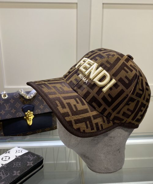 Fendi Baseball Cap Brown Fendi Cap