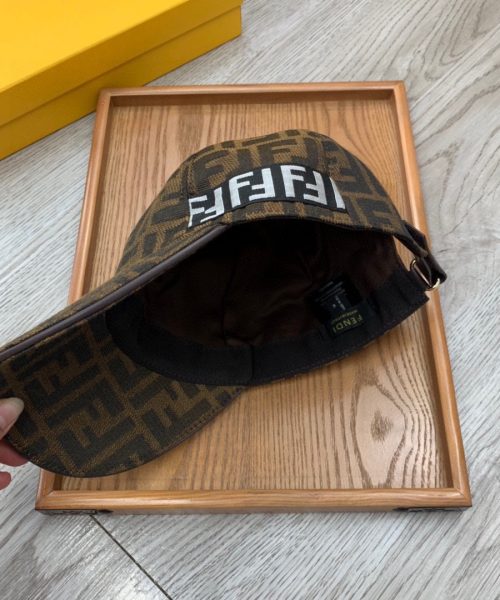 Fendi Baseball Cap Brown Fendi Cap