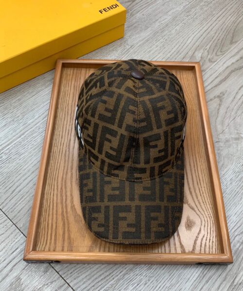Fendi Baseball Cap Brown Fendi Cap