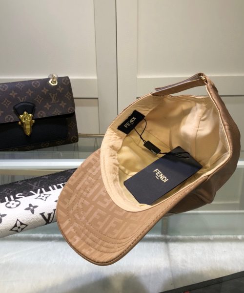 Fendi Baseball Cap Brown Fendi Cap