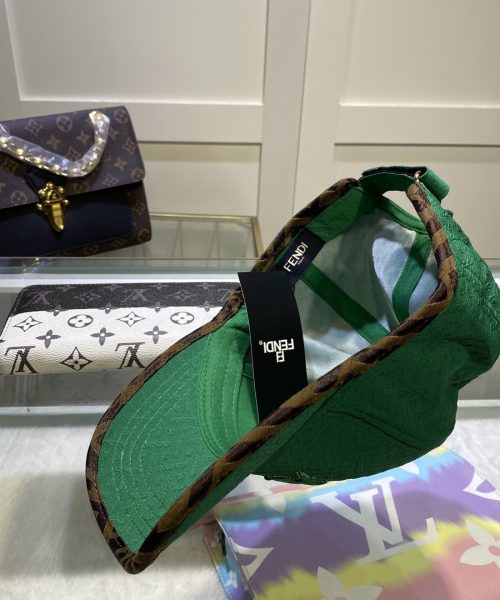Fendi Baseball Cap Green Fendi Cap