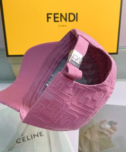 Fendi Baseball Cap Pink Fendi Cap
