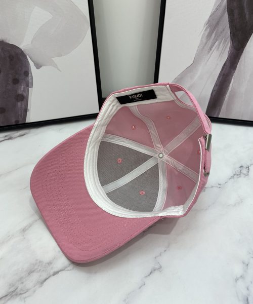 Fendi Baseball Cap Pink Fendi Cap