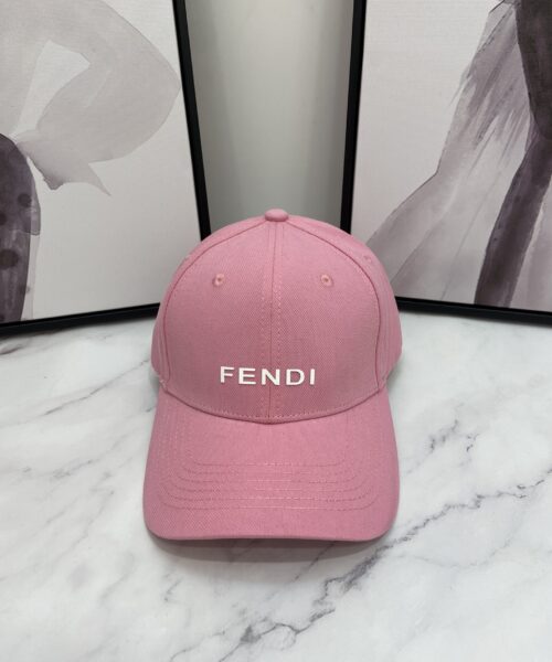Fendi Baseball Cap Pink Fendi Cap