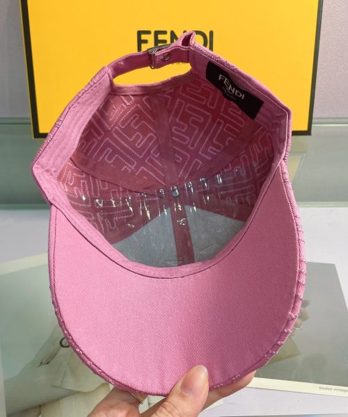Fendi Baseball Cap Pink Fendi Cap