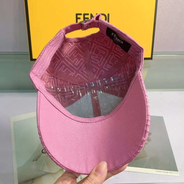 Fendi Baseball Cap Pink Fendi Cap