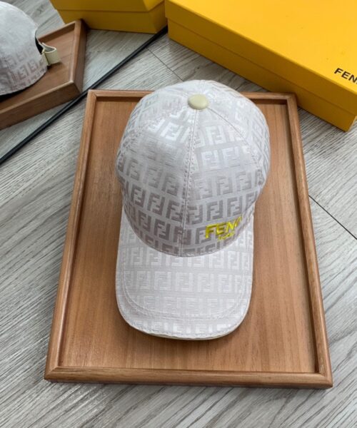 Fendi Baseball Cap White Fendi Cap