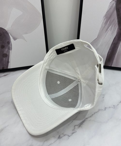Fendi Baseball Cap White Fendi Cap