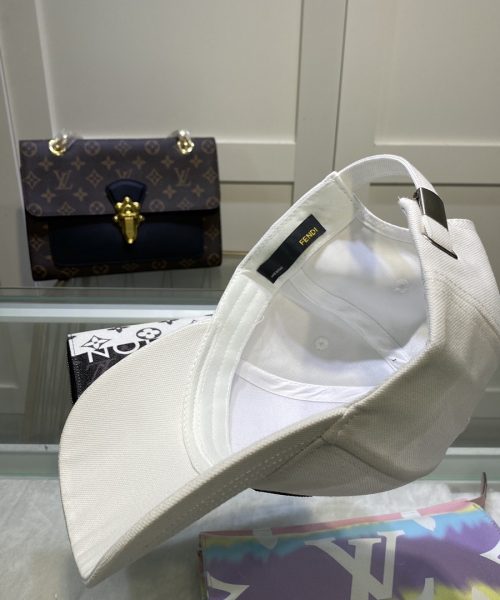 Fendi Baseball Cap White Fendi Cap