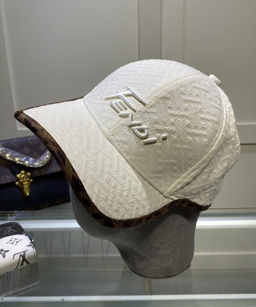Fendi Baseball Cap White Fendi Cap