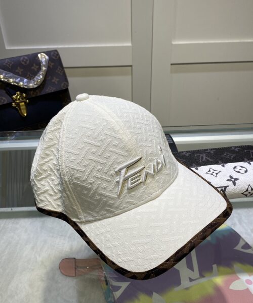 Fendi Baseball Cap White Fendi Cap