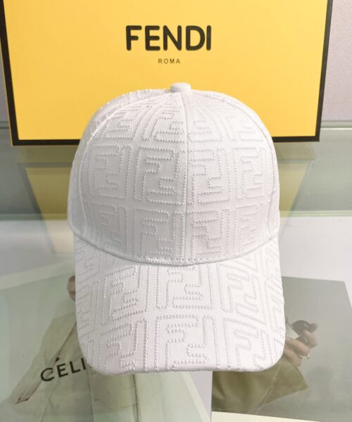 Fendi Baseball Cap White Fendi Cap