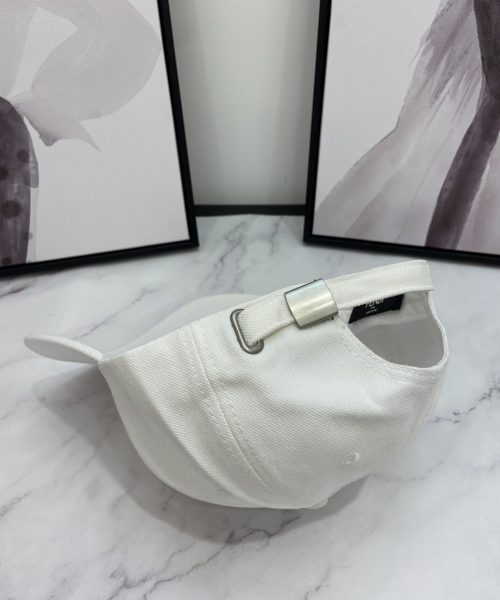 Fendi Baseball Cap White Fendi Cap