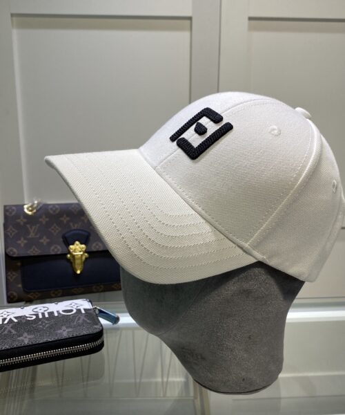 Fendi Baseball Cap White Fendi Cap
