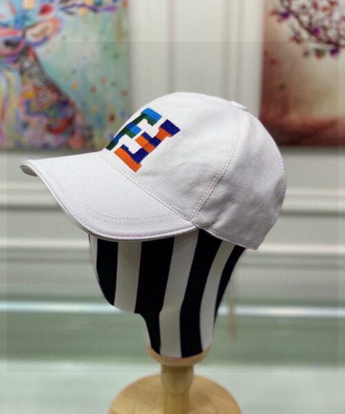 Fendi Baseball Cap White Fendi Cap