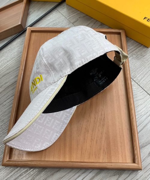Fendi Baseball Cap White Fendi Cap
