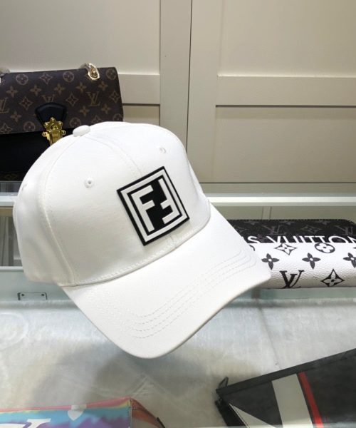 Fendi Baseball Cap White Fendi Cap