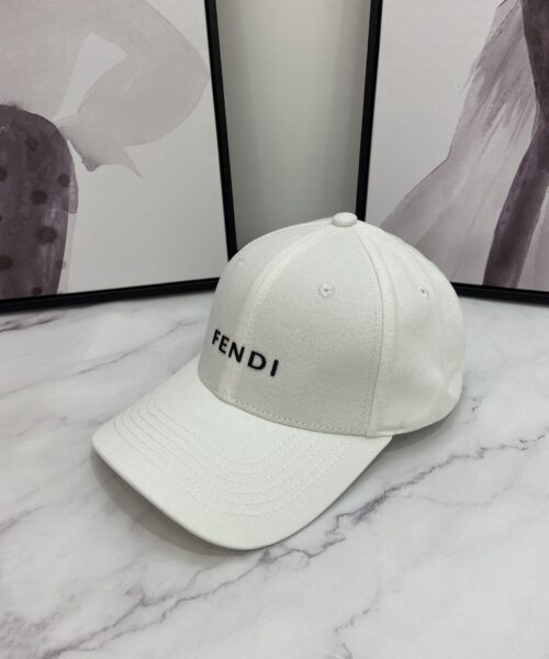 Fendi Baseball Cap White Fendi Cap