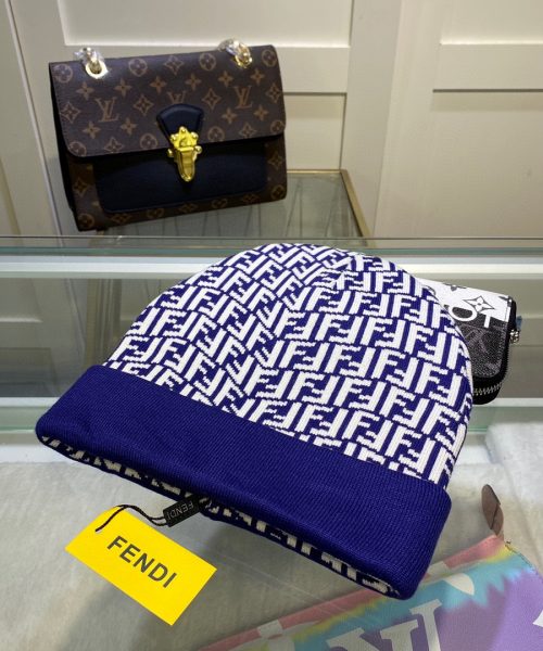 Fendi Beanie In Blue