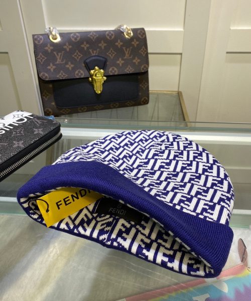 Fendi Beanie In Blue