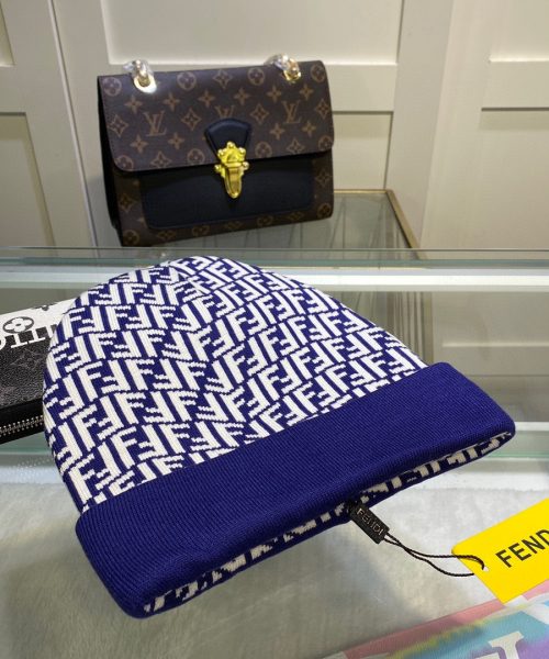 Fendi Beanie In Blue