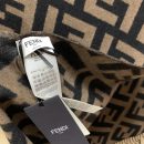 Fendi Beige Wool And Silk Scarf 180cm/71in FXS424A3Q1F0QB8 