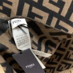 Fendi Beige Wool And Silk Scarf 180cm/71in FXS424A3Q1F0QB8 