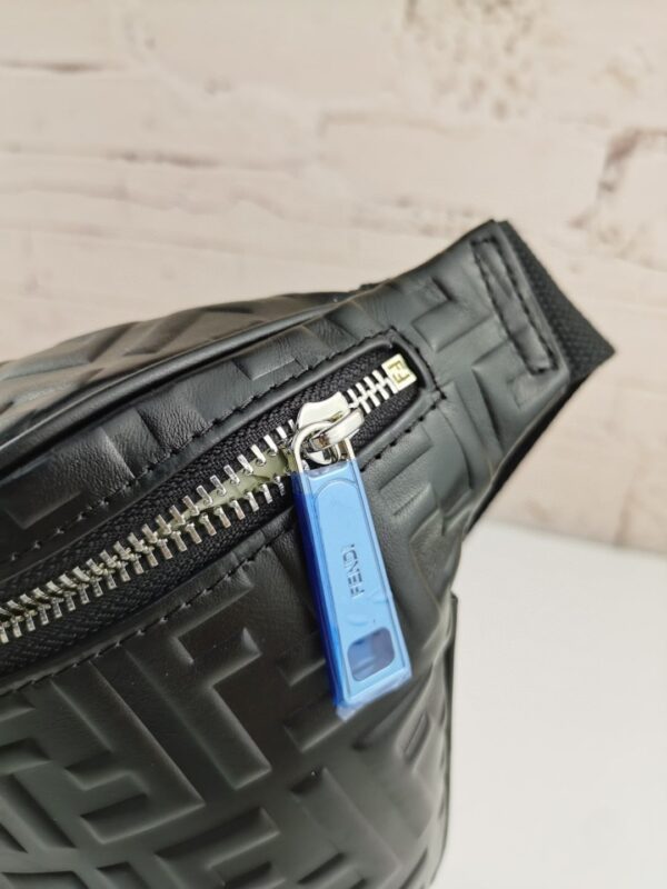 1:1 Replica Fendi Belt Bag Black For Men, Men's Bags 18.1in/46cm FF 7VA434A72VF0GXN