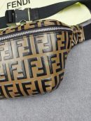 1:1 Replica Fendi Belt Bag Brown For Men, Men's Bags 18.1in/46cm FF 7VA434A5PJF0H3C