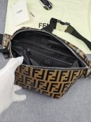 1:1 Replica Fendi Belt Bag Brown For Men, Men's Bags 18.1in/46cm FF 7VA434A5PJF0H3C