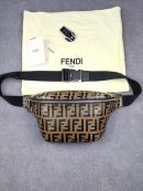1:1 Replica Fendi Belt Bag Brown For Men, Men's Bags 18.1in/46cm FF 7VA434A5PJF0H3C