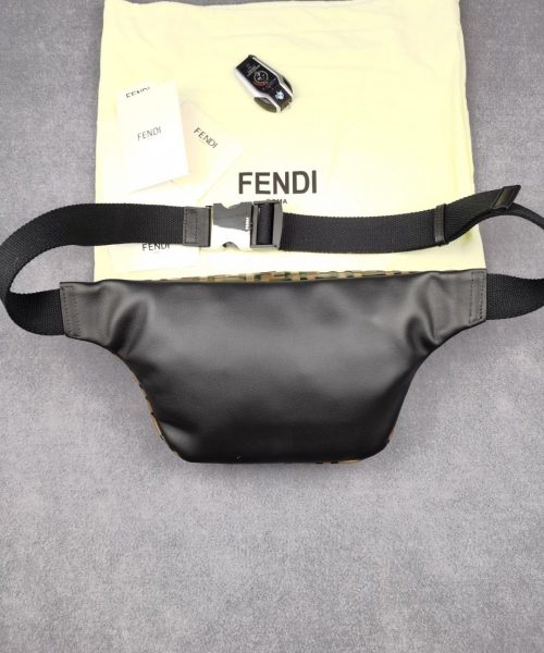 1:1 Replica Fendi Belt Bag Brown For Men, Men's Bags 18.1in/46cm FF 7VA434A5PJF0H3C