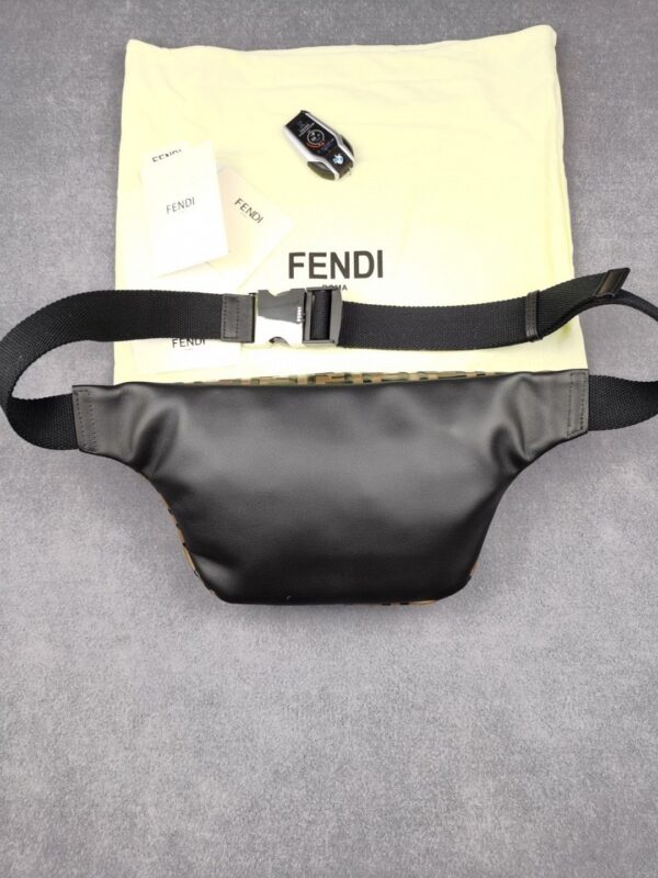 1:1 Replica Fendi Belt Bag Brown For Men, Men's Bags 18.1in/46cm FF 7VA434A5PJF0H3C