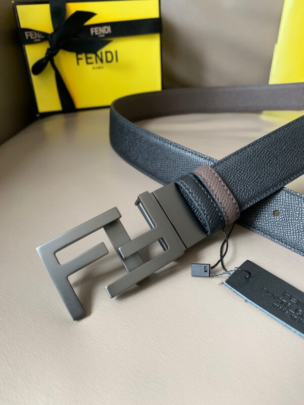 1:1 Replica Fendi Belt Black FF, Women Belt 7C034470